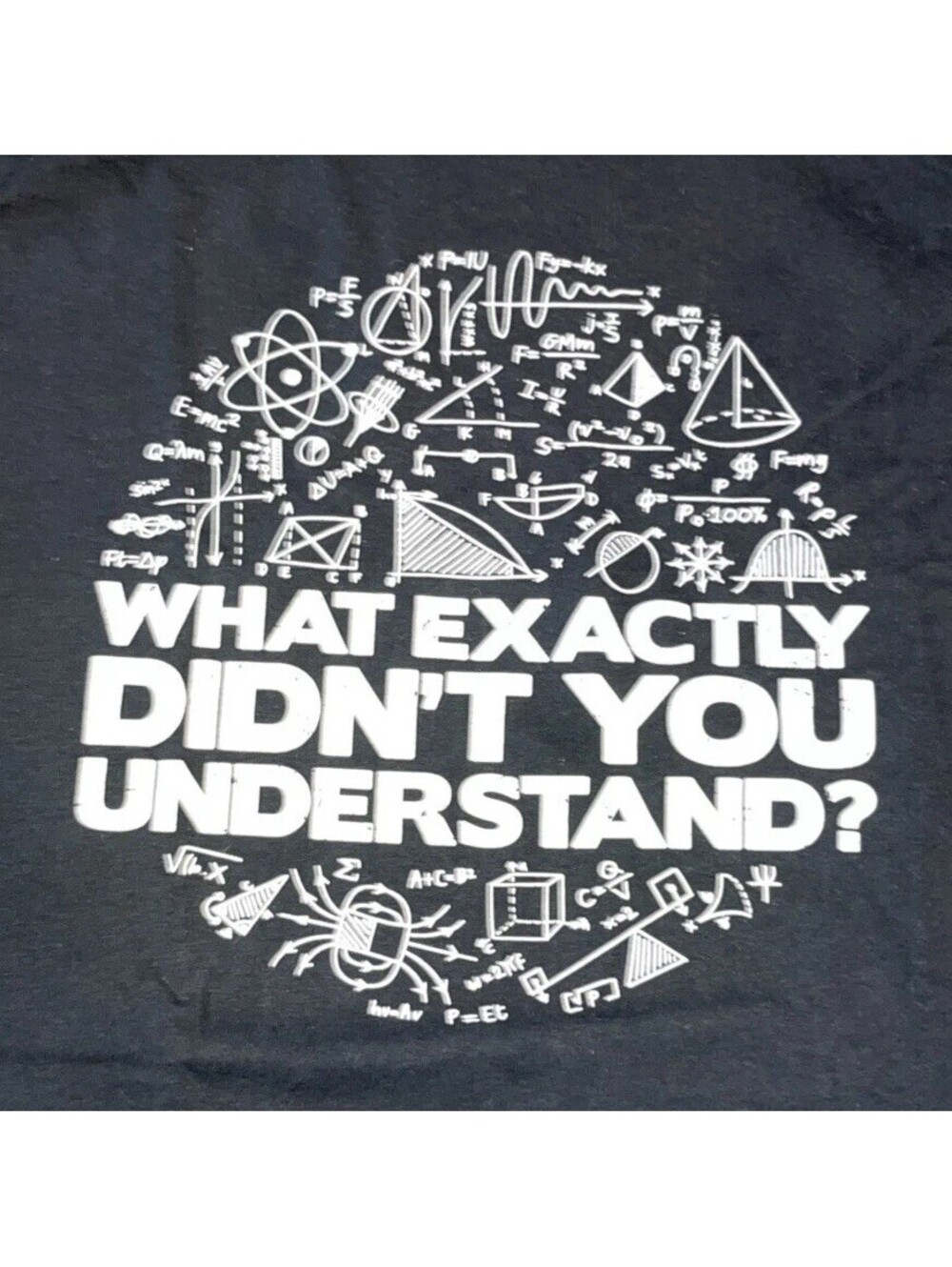 Physics Funny T Shirt Brand New Women’s M Black